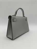 Hermès Kelly 20 Metallic Silver PHW