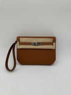 Hermès Kelly Depeches 25 Gold togo PHW