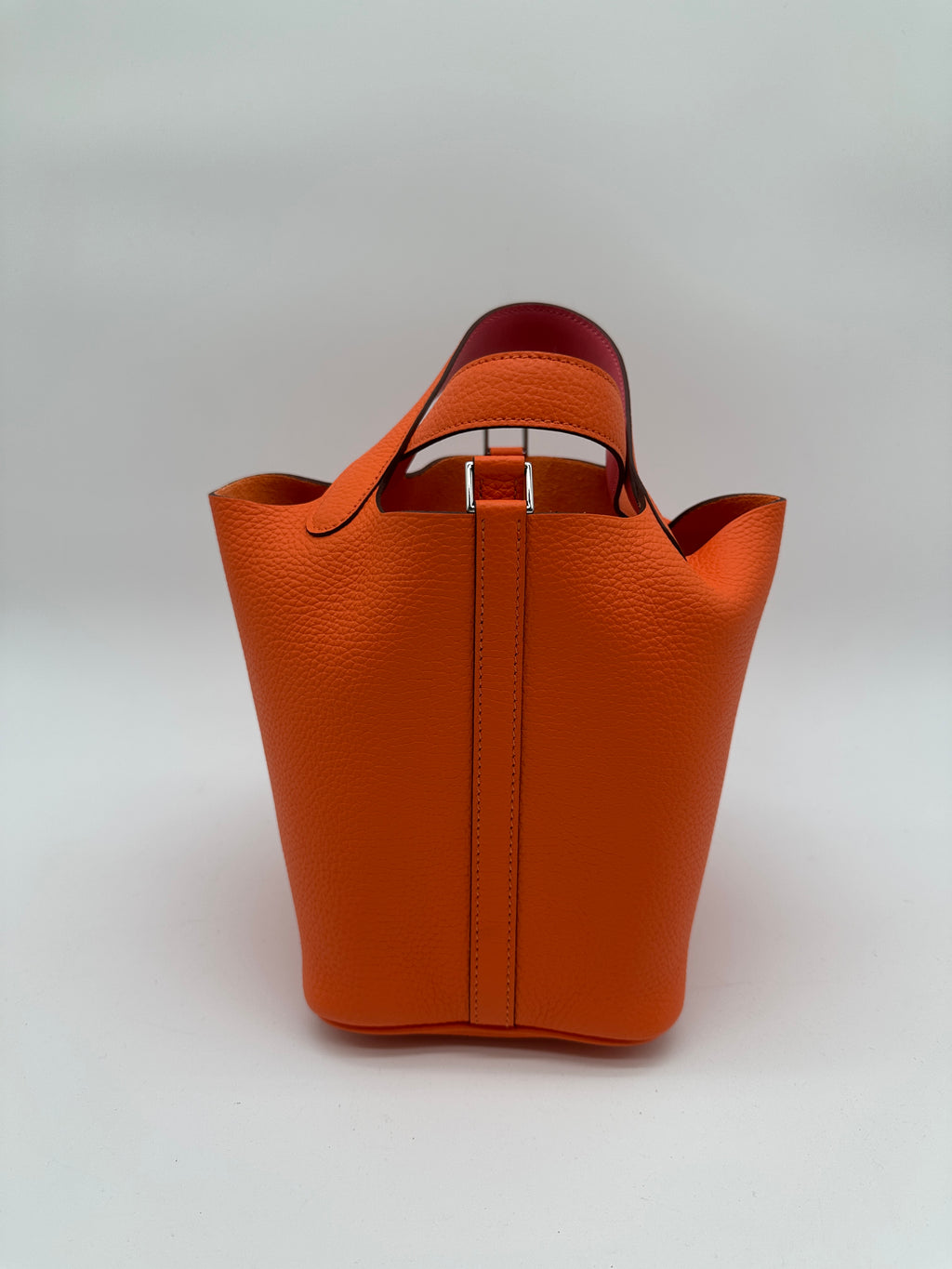 Hermès Kelly Pochette Rose Mexico Shiny PHW