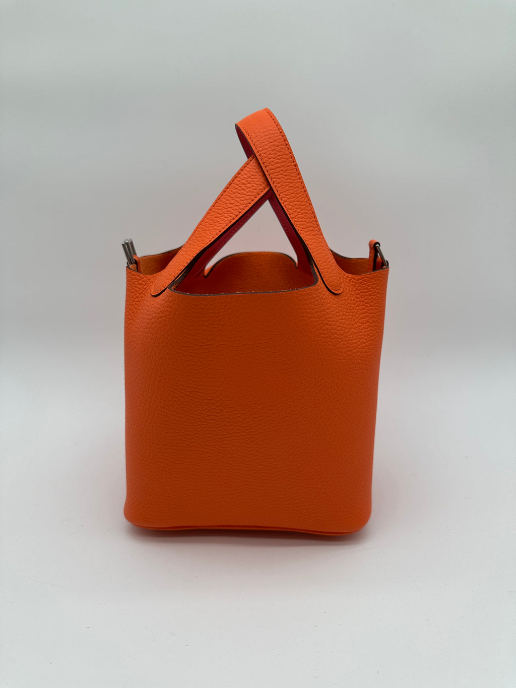 Hermès Kelly Pochette Rose Mexico Shiny PHW