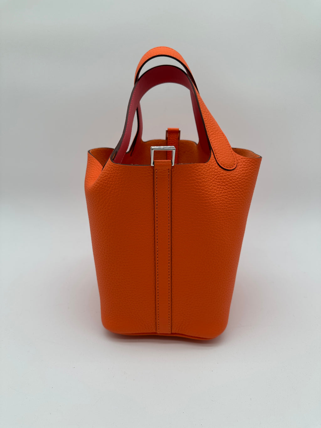 Hermès Kelly Pochette Rose Mexico Shiny PHW