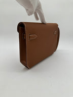 Hermès Kelly Depeches 25 Gold togo PHW
