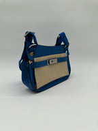 Hermès Mini Jypsiere Evercolor Blue Zellige PHW