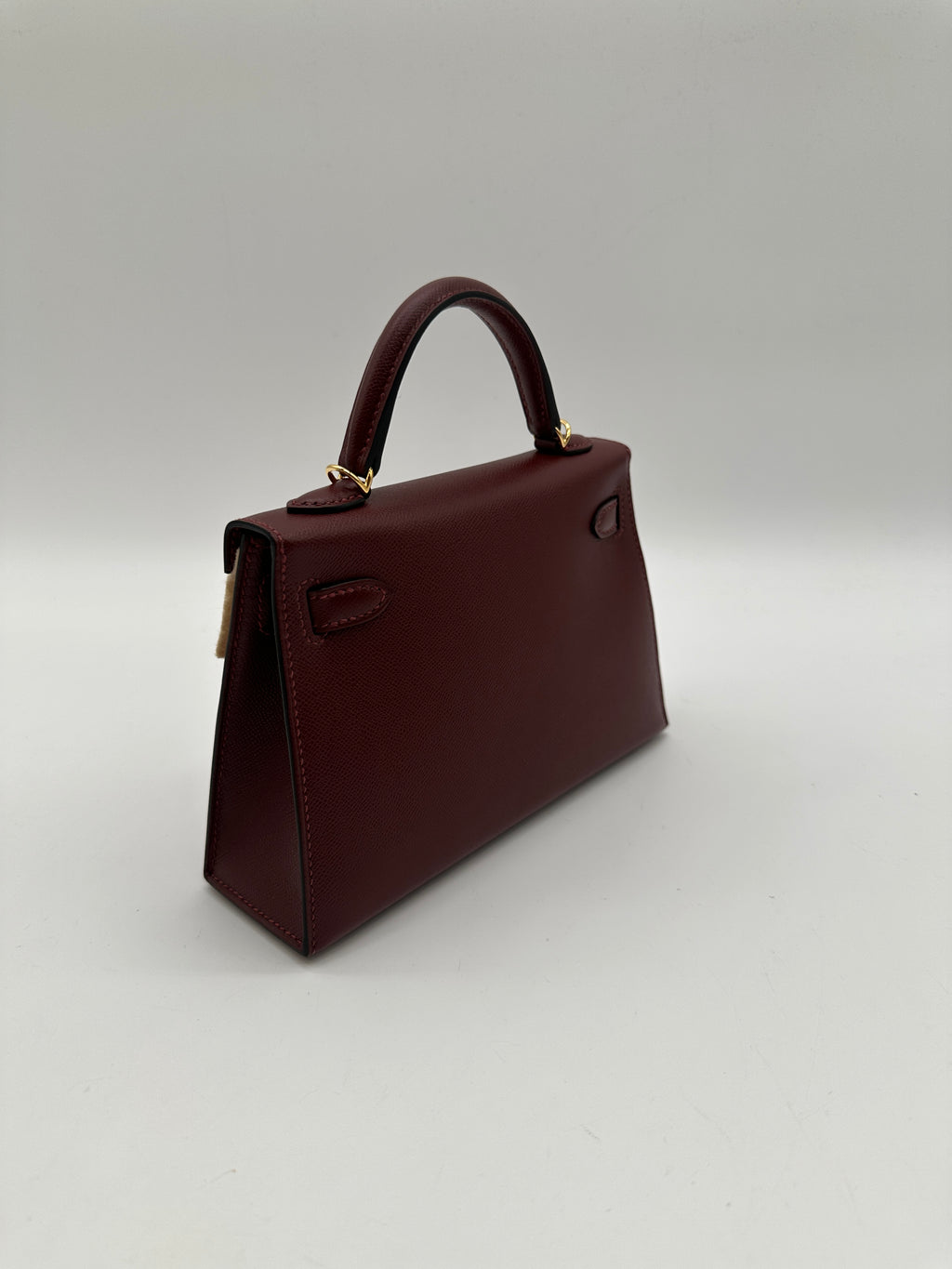 Hermès Mini Kelly 20 Rouge H Madame GHW