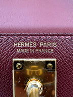 Hermès Mini Kelly 20 Rouge H Madame GHW