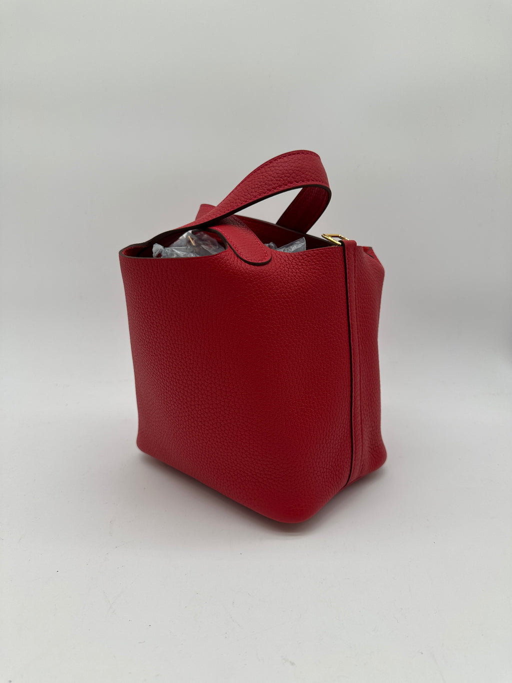 Hermès Picotin 18 Rouge Casaque Clemence GHW
