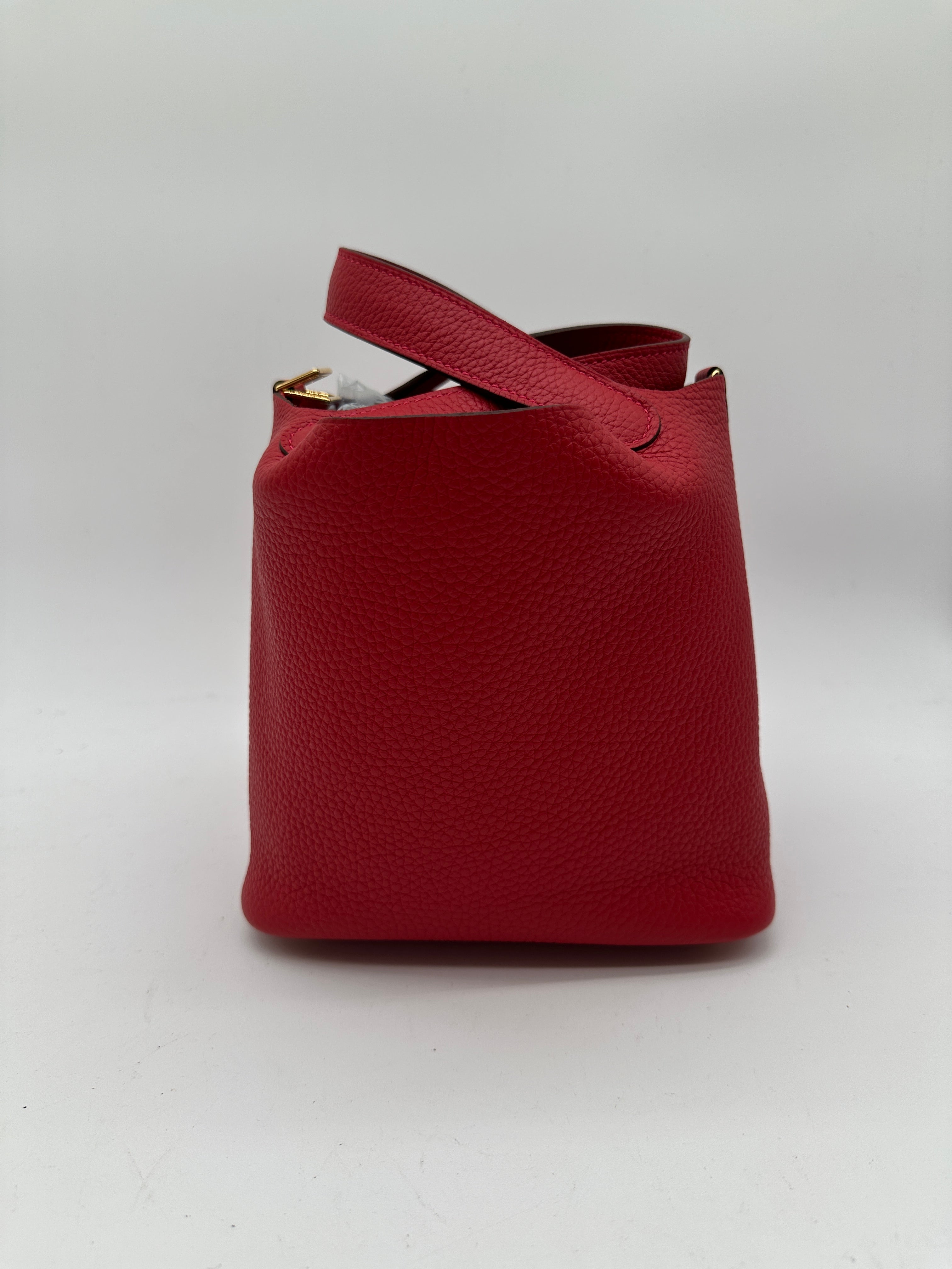 Hermès Picotin 18 Rouge Casaque Clemence GHW