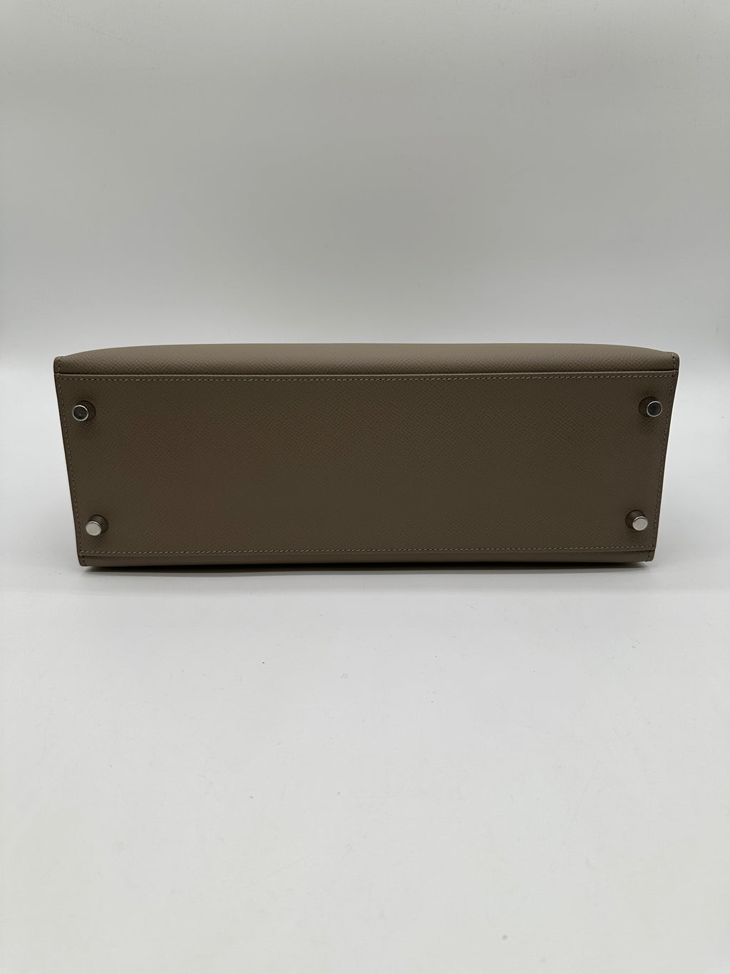 Hermès Kelly 32 HSS Gris Asphalte Verso Blue Glacier Epsom Brushed Palladium Hardware