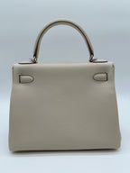 Hermès Kelly 28 Craie Togo PHW