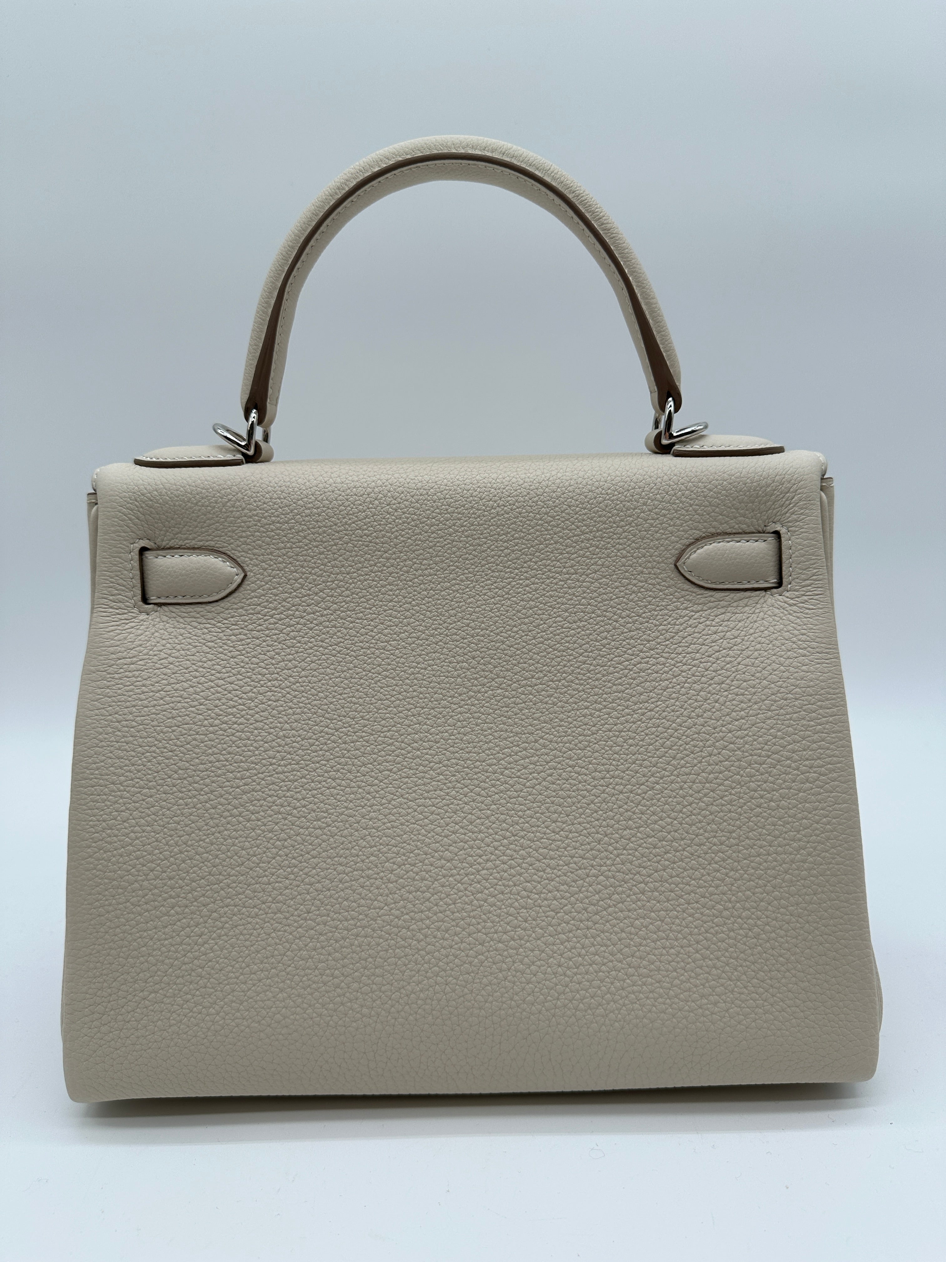 Hermès Kelly 28 Craie Togo PHW