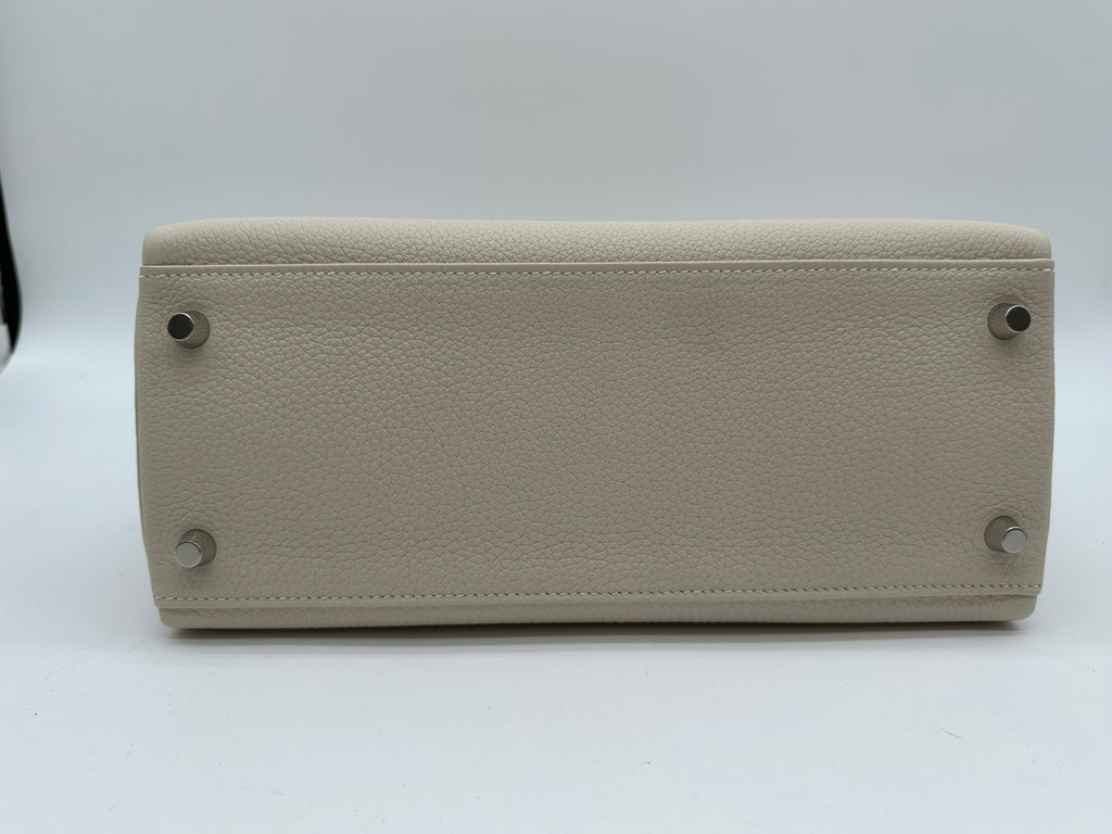 Hermès Kelly 28 Craie Togo PHW