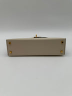 Hermès Mini Kelly 20 HSS Craie / Gris Meyer epsom GHW